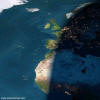 foto satelite de la Tierra