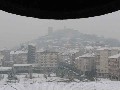Monforte de Lemos con nieve