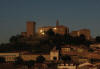 Monforte de Lemos-2006-castillo de san vicente en puesta de sol